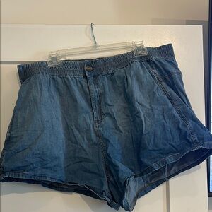 Universal Standard Light Blue Denim Shorts